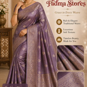 Satin Masroon Zari