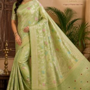 Benarasi Meena Zari Silk