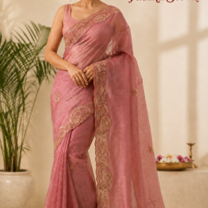 Gulabo Tissue Zari Saree