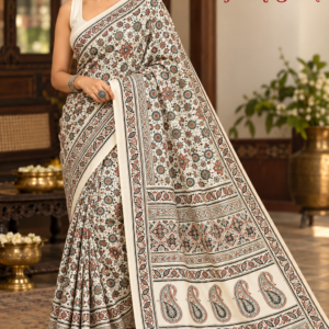 Premium Regal Ajrakh Heritage Saree
